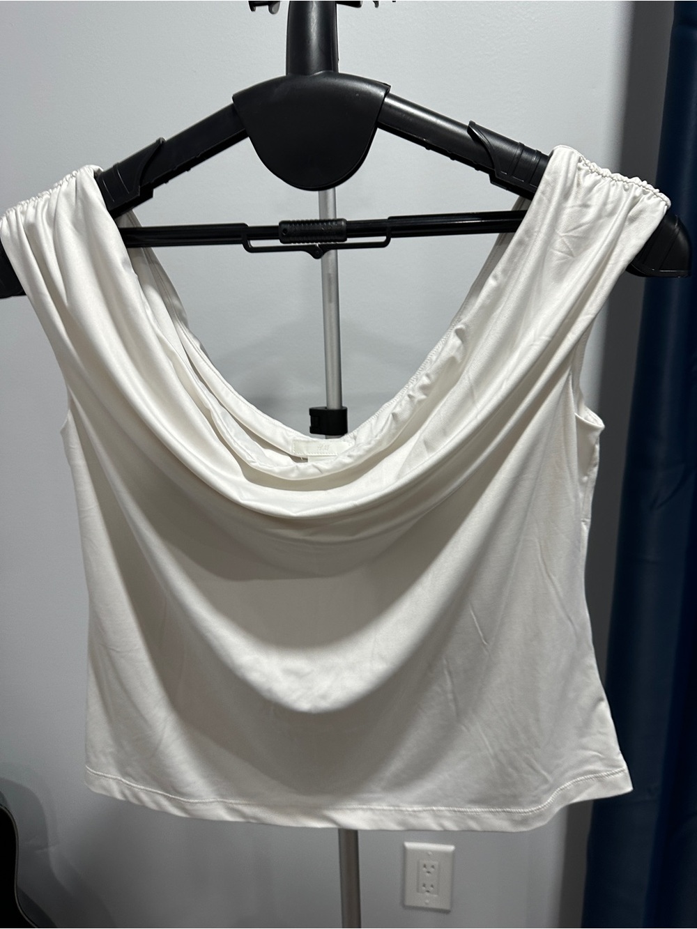 H&M White Cowl Neck Camisole